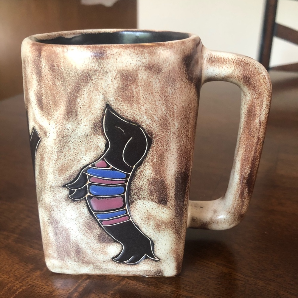 Mara Made in Mexico Dog Mug Handcrafted.